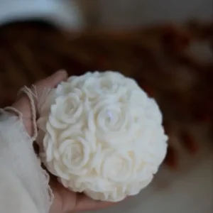 grande bougie florale