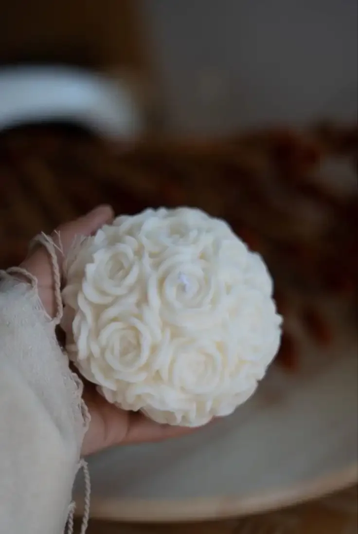 grande bougie florale grande bougie florale