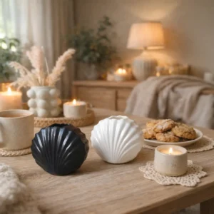 Bougeoir coquille bougeoir coquille