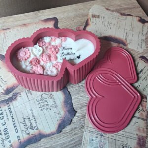 Bougie en boite corazones bougie en boite corazones