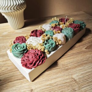 Bougie grand Bouquet bougie flowered (copie)
