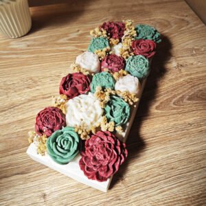Bougie grand Bouquet bougie flowered (copie)