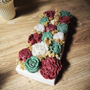 Bougie grand Bouquet bougie flowered (copie)
