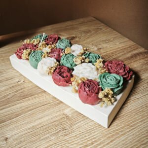 Bougie grand Bouquet bougie flowered (copie)